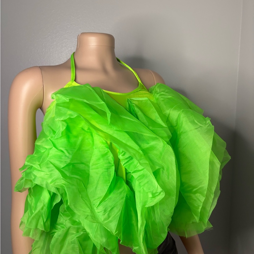 Vibrant Green Halter Top